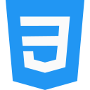 A logo of a css3.
